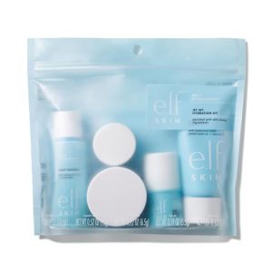 E.l.f. Travel Hydration Kit: Cleanser, Balm, Moisturizer, Creams