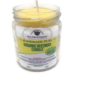Organic Oregano Essential Oil Beeswax Candle for Wellness