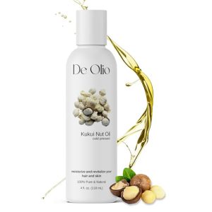 Kukui Nut Oil 100% Pure Cold Pressed, 4 fl. oz
