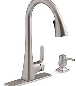 Kohler Maxton Touchless Pull-Down Faucet with Soap Dispenser