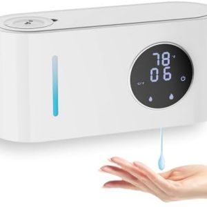 Rechargeable Wall-Mounted Soap Dispenser, 16.9oz, IPX5