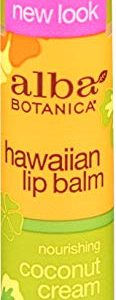 Alba Botanica Coconut Cream Lip Balm, 0.15 oz