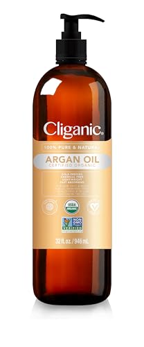 Cliganic 32oz Organic Argan Oil ? Pure & Cold Pressed