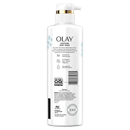Olay Soothing Body Wash for Sensitive Skin, 17.9 fl oz - Image 2