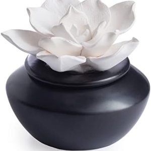 Airom Gardenia Porcelain Diffuser with 100ml Peppermint Essential Oil