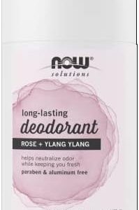 NOW Foods Long-Lasting Deodorant, Rose Ylang Ylang, 2.2 oz