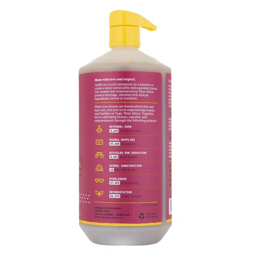 Alaffia Shea Body Wash, Moisturizing Cleanser with Neem & Coconut 32 oz - Image 2