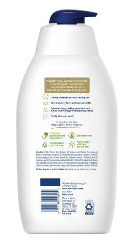 Nivea Nourishing Botanical Blossom Body Wash, 30 Fl Oz (2-Pack) - Image 5