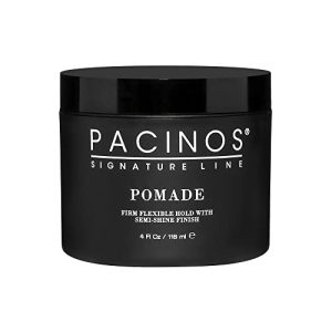 Pacinos Pomade 4oz ? Flexible Hold, High Shine, All Hair Types