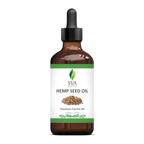 Hemp Seed Oil 4oz Cold Pressed Carrier Oil with Dropper - Image 3