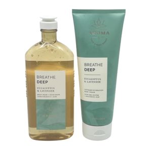 Eucalyptus & Lavender Body Wash & Cream Bundle