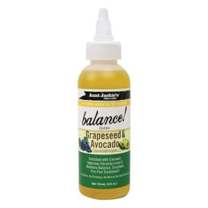 Aunt Jackie's Grapeseed and Avocado Growth Oil 4 oz