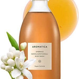 AROMATICA Neroli & Patchouli Body Wash 300ml ? Vegan, Sulfate Free