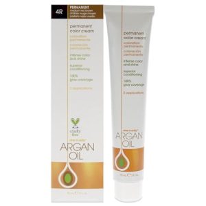 One N? Only 4R Medium Red Brown Hair Color with Argan Oil