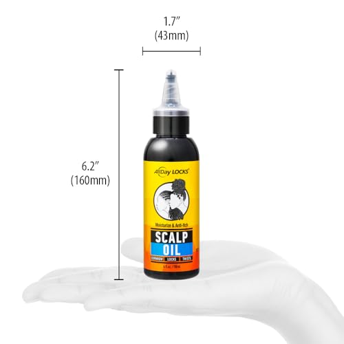 AllDay Locks Scalp Oil | Soothe & Nourish Itchy Scalp 4 oz - Image 3