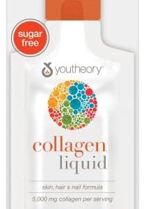 Youtheory Collagen Liquid ? 5,000 mg ? Berry Flavor, 12 Packets