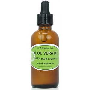 Aloe Vera Oil ? 2 oz Natural in Amber Bottle