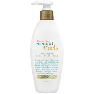 OGX Coconut Curls Frizz-Defying Leave-In Treatment, 6 fl oz