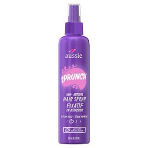 Aussie Sprunch Non-Aerosol Hair Spray for Curly/Wavy Hair, 8.5 oz