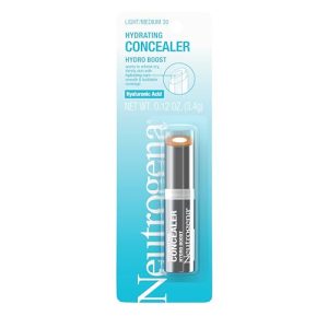 Neutrogena Hydro Boost Concealer Stick, Light/Medium, 0.12 Oz