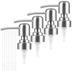 Stainless Steel Soap Dispenser Pump Replacement, 4PCS, 28/400