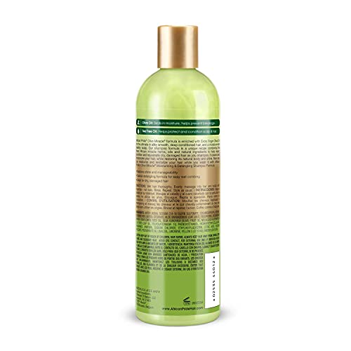 African Pride Olive Miracle 2-in-1 Shampoo & Conditioner, 12oz (3 Pack) - Image 2