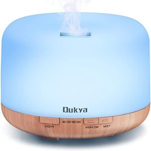 500ml 5-in-1 Ultrasonic Essential Oil Diffuser with Timer for Home and Office Use