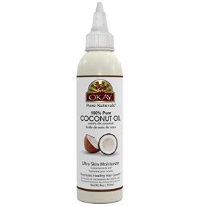 OKAY 100% Coconut Oil for Hair & Skin, 4oz