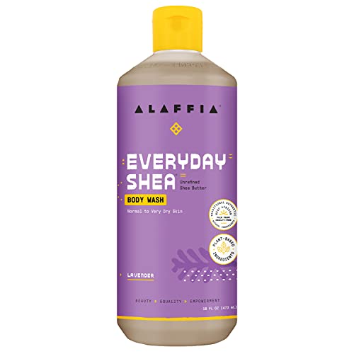 Alaffia Lavender Shea Body Wash ? Moisturizing, Fair Trade, 16 Fl Oz