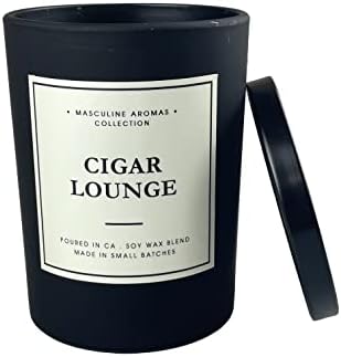 Masculine Cigar Lounge Soy Candles ? Sandalwood, Vanilla, Clove - Image 3