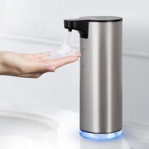 LAOPAO Rechargeable Touchless Foaming Soap Dispenser, 9oz
