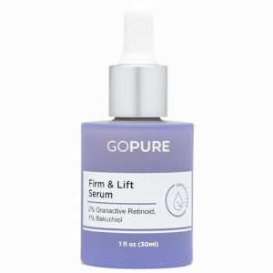 GoPure Firm & Lift Serum with Retinol and Bakuchiol 1 oz bottle