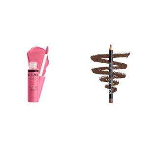NYX Vanilla Cream Pie Gloss & Espresso Lip Pencil Bundle