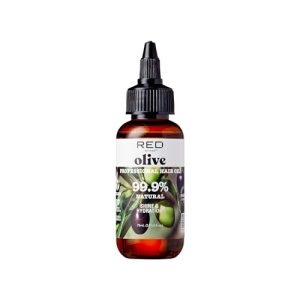 Red by Kiss Natural Hair Oil, Biotin Infused, 2.5 Fl Oz