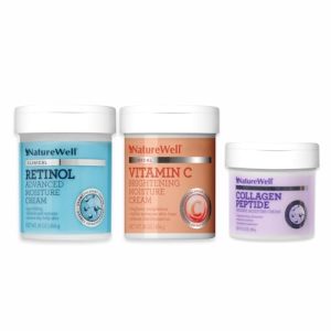 NatureWell 2.0 Moisturizer Bundle: Collagen, Retinol, Vitamin C