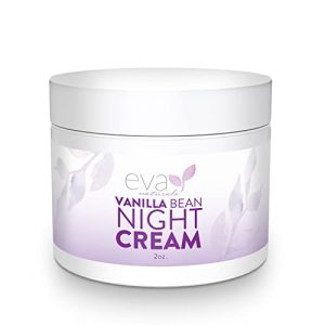 Eva Naturals Vanilla Bean Overnight Face Moisturizer 60ml with Vitamin E Green Tea