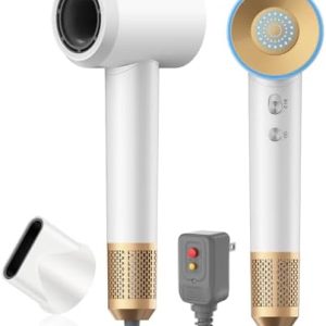 High-Speed Ionic Hair Dryer, 110,000 RPM, Low Noise