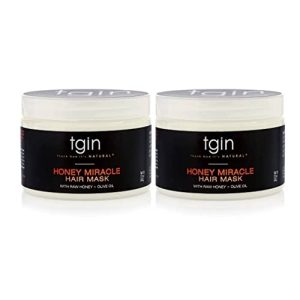Tgin Honey Miracle Deep Conditioning Hair Mask 12oz Twin Pack