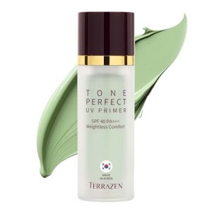 Korean Green Face Primer 30ml ? SPF40, Anti-Redness, Aloe