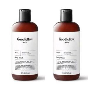Goodfellow & Co No.03 Mint & Cedar Body Wash, 2-Pack