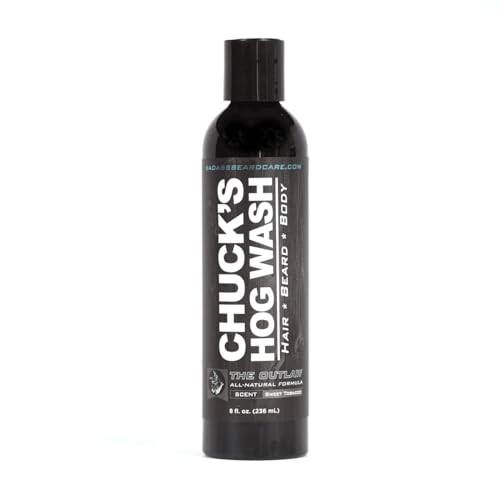 Chuck?s Hog Wash All-Natural Beard & Body Wash, 8 oz