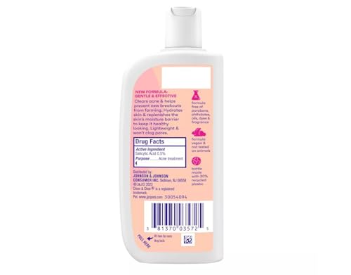 Clean & Clear Dual Action Moisturizer with Salicylic Acid, 4 oz - Image 2