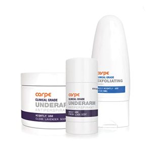 **Carpe 3-Step Underarm Regimen for Hyperhidrosis**