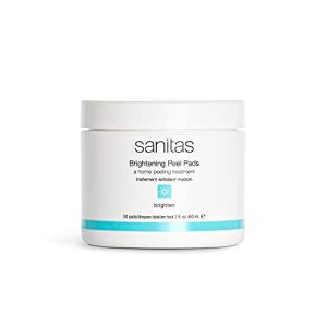 Sanitas Skincare Brightening Peel Pads, 50 Exfoliating Pads