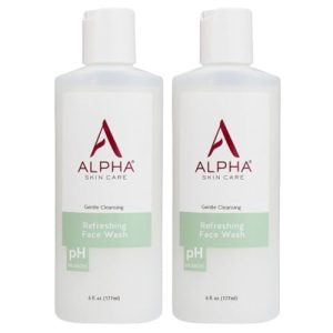 Alpha Skin Care AHA Face Wash | Anti-Aging | 2 Pack