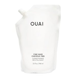OUAI Fine Hair Conditioner Refill, 32 oz ? Volumizing, Paraben-Free