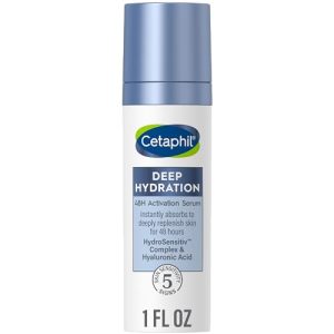 CETAPHIL 48HR Hydration Serum for Sensitive Skin, Fragrance-Free
