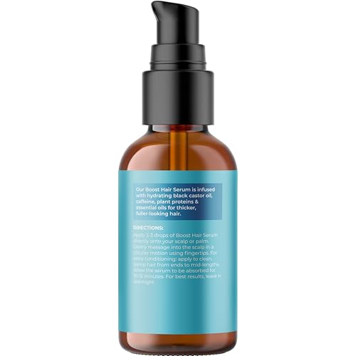 Vegan Biotin Hair Growth Serum with Rosemary & Castor Oil - Image 5