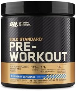 Optimum Nutrition Pre-Workout, Keto-Friendly, Blueberry Lemonade, 30 Servings