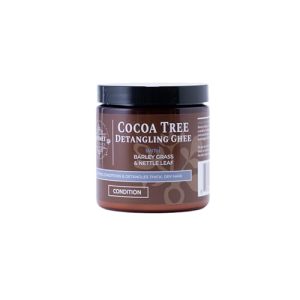 Qhemet Biologics Cocoa Tree Detangling Ghee for 4C/3C Hair